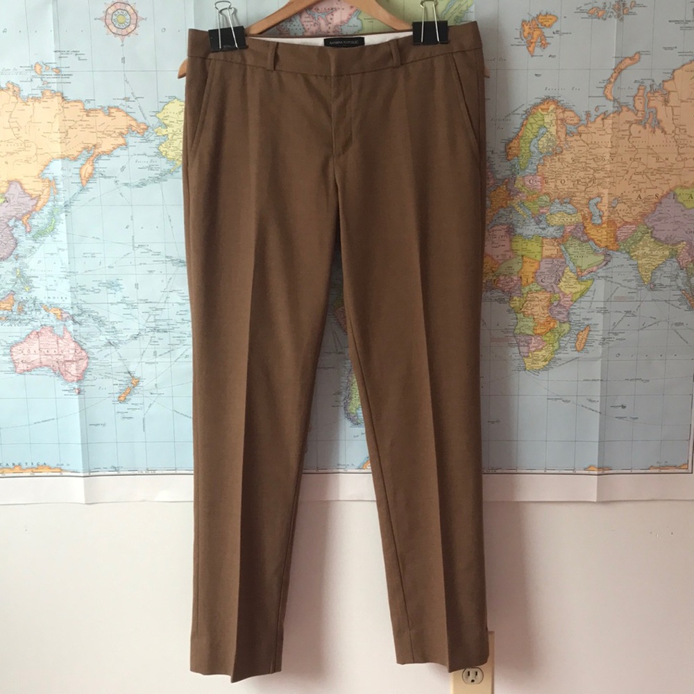 Banana Republic Regan Tan Dress Pants